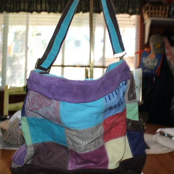 Lucky Brand Leather Crossbody purse BOHO LOOK! - Picture 13 of 14